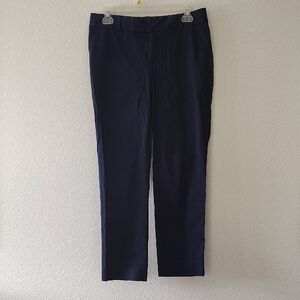 Banana Republic Women's Navy Blue Ankle Length Business Casual Dress Pant Size 2